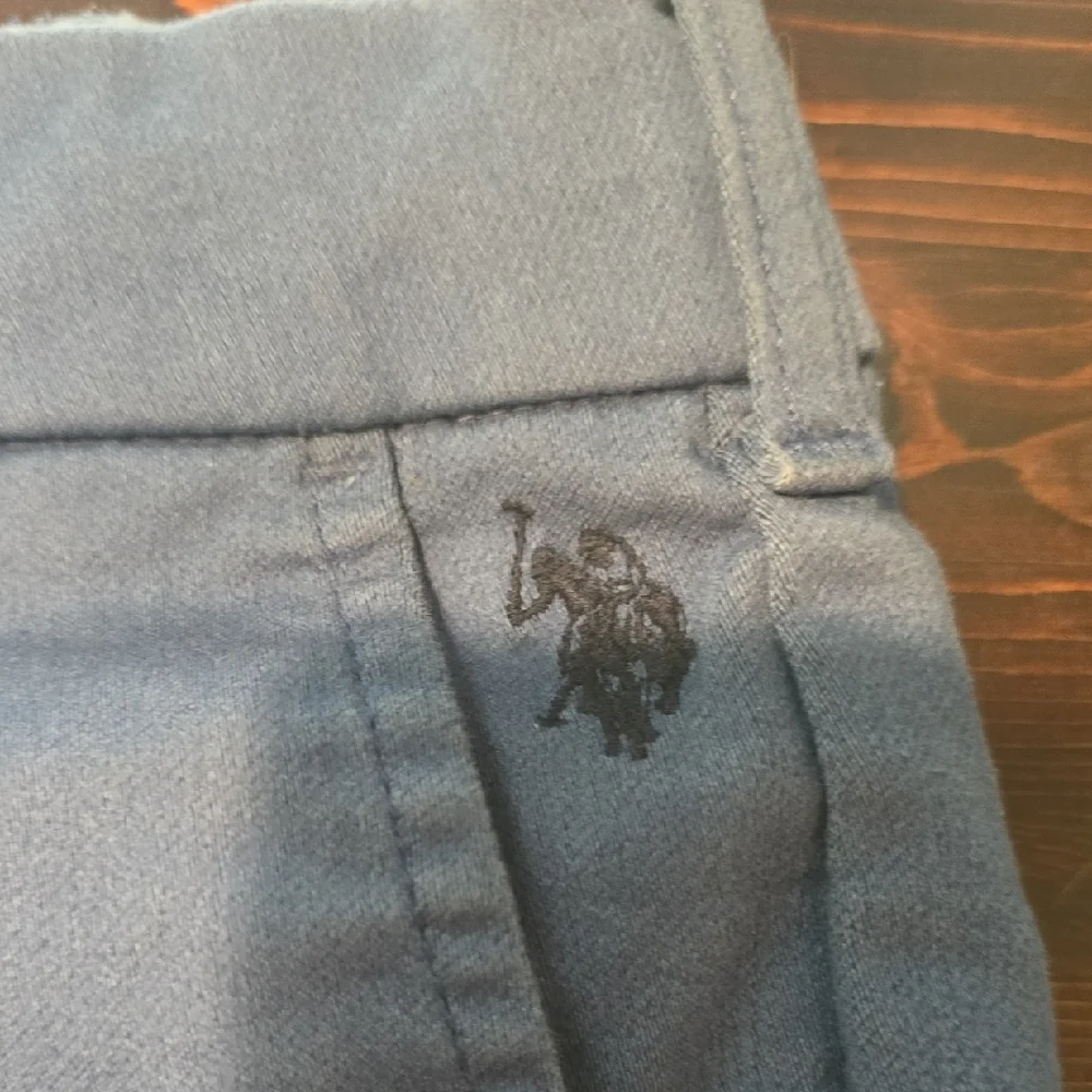 U.S. Polo Assn. Men's Stretch Twill Shorts - Blue - Size Medium